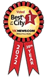 Voted Best of the City 2022 badge from Victoria News