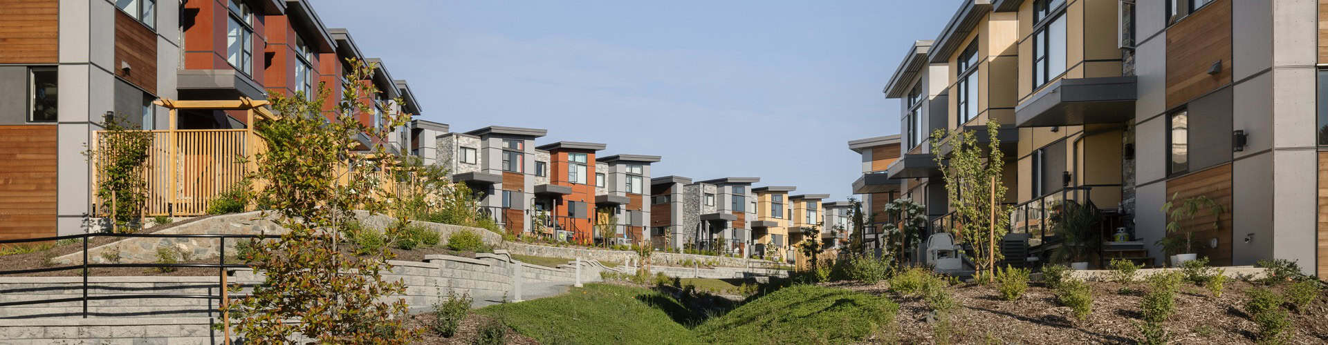 Victoria BC custom homes neighborhood by White Wolf Homes.