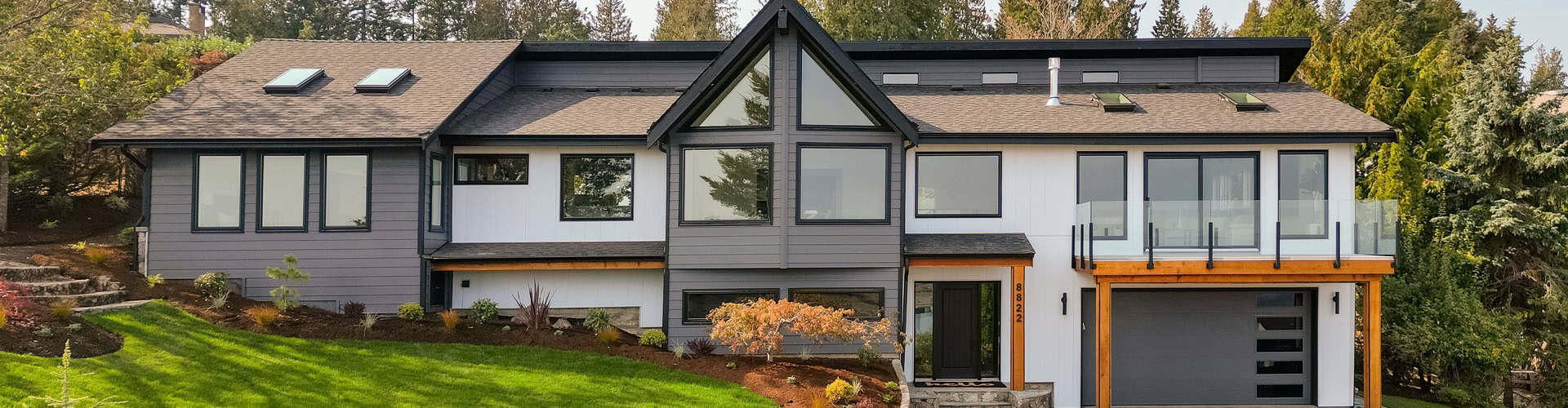 White Wolf Homes custom home in Victoria BC with modern design.